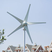 Free Energy Quiet 400W Wind Turbine Generator 24V for Residence Use Outdoor Power Tools (Color : 3 Blades Type Specification : Free Controller)