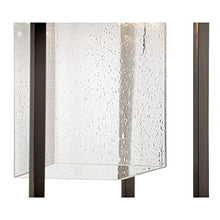 Kichler Mercer Outdoor Pendant Light, Seeded Glass, Black