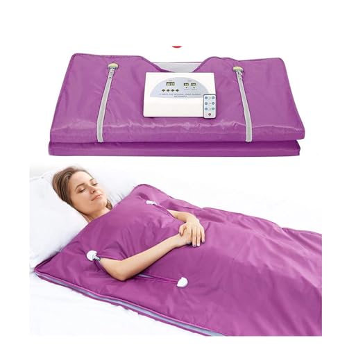 DKDZZXHUS Fast Heating Home Sauna Professional Slimming Sauna Blanket Heating Sauna Blanket for Home Spa Therapy Beauty Salon Easy to Fold up