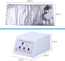 TZLGMDER Sauna Blanket with 3 Separate Temperature Zones Professional Detoxification Treatment Home Spa Portable Sauna Suitable for Personal Health Care