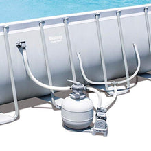 Bestway 31.3 Ft x 16 Ft x 52 in Above-Ground Swimming Pool Set w/Ladder, Sand Filter Pump, Ground Cloth, Cover, Vacuum & Maintenance Kit with Skimmer