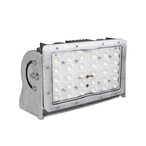 Vision X J-Box AC LED Flood Light, 50W, 90 Degree Beam with Stainless Steel Trunnion and Quick Connector