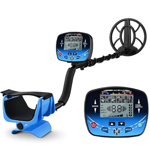 UYCVT Metal Detector, Underground Metal Detector Gold LCD Search Target Id Max Depth Treasure Hunting Pinpointer Waterproof Locate Model