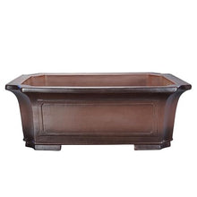 ULTRAWAVE Flower Pots Purple Clay Large Purple Clay Antique Handmade 71cm Rectangular Pot Bonsai Pot Breathable Tree Stump Bonsai Pot Decorative Planter