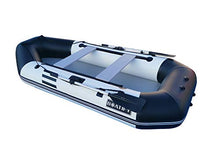 Boatify 7.5ft Inflatable Fishing Boat Raft Dinghy with Air Floor and Motor Bracket