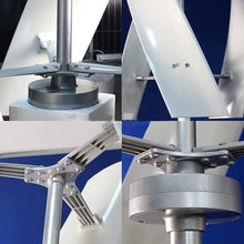 LZDOYY Wind Turbine Generator Kit, Portable Vertical Helix Wind Power Turbine Generator, 3 Blade Wind Generator Kit with Charge Controller for Marine RV Home Industrial Energy 15000W-12V