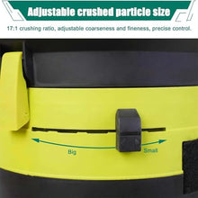 2500W High-Power Garden Shredder Crusher,Electric Leaf Mulcher Shredder,8000rpm Leaves Chippers, Shredders and Mulchers with Wheels and Storage Bag,for Yard Cleanup,Composting,40MPowerCord