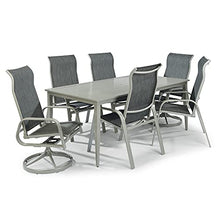 Homestyles 7 Piece Outdoor Dining Set Grey