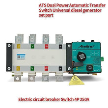 WCRNNKOGU ATS Dual Power Automatic Transfer Switch Universeller elektrischer Leistungsschalter for Dieselgeneratoren Teil 4P 250A