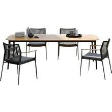 GLigeT Balcony Table and Chair Set Courtyard Rattan Tables and Chairs Garden Furniture Set Outdoor Tables and Chairs Villa Outdoor Balcony Dining Tables Set Bistro Table Set (Color : C-Table)