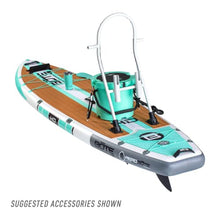 BOTE HD Aero Inflatable Stand Up Paddle Board MAGNEPod Compatible Blow Up iSUP - 11 FT 6 in - Full Trax Seafoam