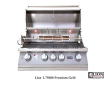 Lion Grills 32-Inch L75000 Liquid Propane Grill with MADE IN USA 32" Double Door Package Deal