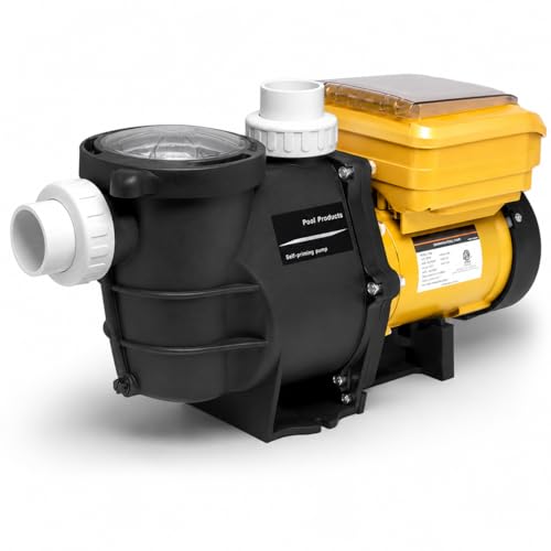 XtremepowerUS 1.5HP High Flow Variable Speed Pool Pump Intelligent Control Panel Swimming Pool Pump Inground with 2" Inch Fitting Adapter Slip-On Set, 230V
