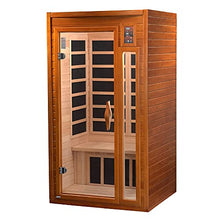 Dynamic Barcelona 1-2 Person Hemlock Wood Low EMF FAR Infrared Sauna Dark Honey Stain