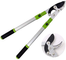 EliteBloom Handheld Extendable Garden Shears Telescopic Bypass Loppers Heavy Duty Garden Branch Cutter Cutting Capacity Anvil Hand Pruner Ergonomically Non-Slip Handles,