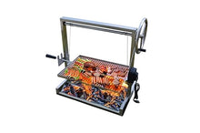 Firebuggz Santa Maria Grill with Adjustable Rotisserie Kit for Outdoor BBQ