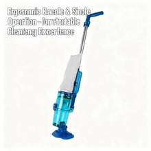 zcjysqav Cordless Pool Vac, Adjustable Flow, Clear Brush, Strong Suction - Inground/Above Ground
