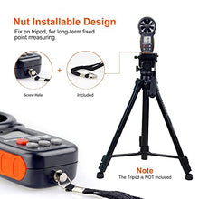 Digital Anemometer Handheld Wind Speed Meter Bt-100 for Measuring Wind Speed, Temperature and Wind Chill with Backlight LCD