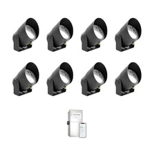Haven Lighting 9 Series Landscape Lighting Kit - Professional-Grade App Controlled Smart Lights with WiFi - Color Changing Exterior House Lighting, 8-Up LED Lights