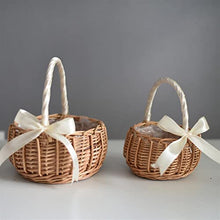 Storage Basket,Small Picnic Simple Sundries Sturdy Wedding Flower Hand-Woven for Home