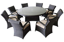 PATIOPTION Outdoor Wicker Patio Furniture Set 8-Seater