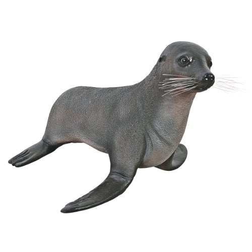 Design Toscano The Baby Fur Seal Statue, Multicolored