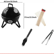 Outdoor Charcoal Barbecue Stove,Large Round Thickened Charcoal Barbecue Rack Full Set,for BBQ Patio Backyard Picnic