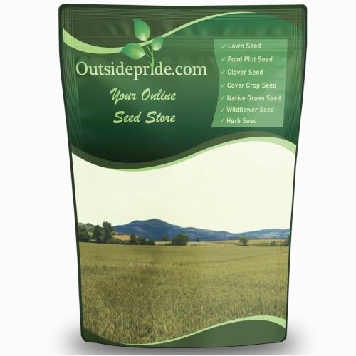 Outsidepride Western Native Grass Seed Mix - 25 lbs. Perennial Blend of Warm & Cool Season, Drought Tolerant Grass Seed for Natural Landscaping w/Wildflower, Soil Health Improvement & Erosion Control