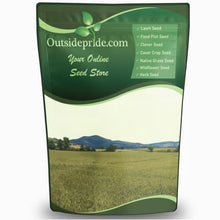 Outsidepride Western Native Grass Seed Mix - 25 lbs. Perennial Blend of Warm & Cool Season, Drought Tolerant Grass Seed for Natural Landscaping w/Wildflower, Soil Health Improvement & Erosion Control