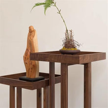 M3b6G8p1 bonsai pot stand Chinese Black Walnut Bonsai Base(Large)