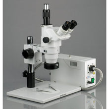 AmScope Digital Trinocular Stereo Zoom Microscope with 5MP Camera White