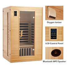 GarveeLife 2024 Upgrade 2 Person Infrared Sauna Wood