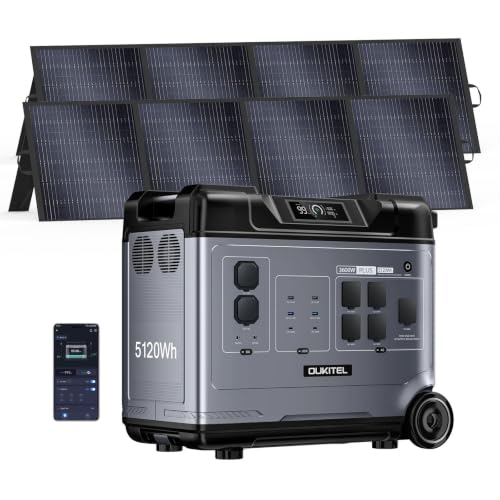 P5000 PLUS Portable Power Station 5120Wh, Solar Generator 3600W(7200W Peak)