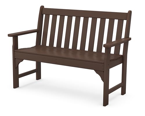 POLYWOOD GNB48MA Vineyard 48" Bench, Mahogany