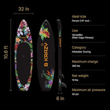 Bkrazy High-End Inflatable Paddle Board Complete Package Aloha