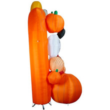 Peanuts Great Pumpkin Halloween Inflatable Archway with Charlie Brown, Snoopy and Lucy, 9.5-Ft Lighted Airblown Yard Decor