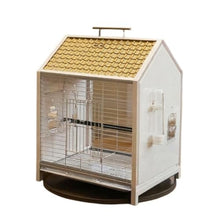 Large Clear Bird Cage Villa, Panoramic Transparent Splash Proof Home Cage
