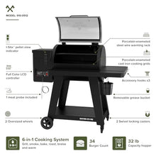 Oakford Pro Pellet Gril with 824 SQ In Cooking Area, I-Site View Indicator