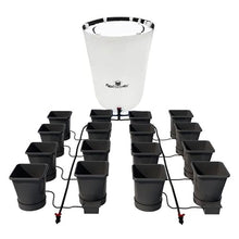 AutoPot Self-Watering Hydroponic System 16 Pot XL with 6.6 Gallon Pots and 60 Gallon FlexiTank Black
