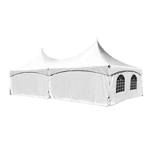 TentandTable 20' x 30' Premium High Peak Frame Tent, White with Sidewalls