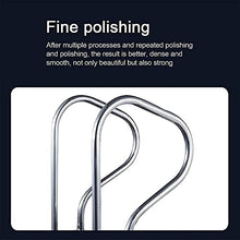 BSNANCA Swimming Pool Safety Hand Rail 304 Stainless Steel Pool Guardrail Pool Safety Handrail, Silver Pool Handrail with Quick-Mount Base,Full Set Accessories, 1pcs or 2pcs
