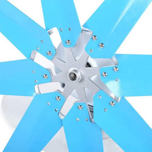 Eastnmythet Magnetic Levitation Wind Turbine 12000W with Controller, Blue 10 Blades Wind Turbine Generator Kit for Home, Farm, RVs, Boats,48V