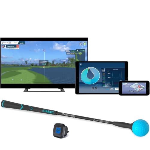 PHIGOLF World Tour Edition Home Golf Simulator with Weighted Swing Stick
