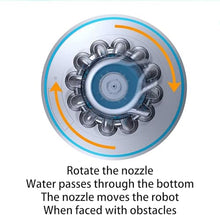 MZGYYD Automatic Robotic Pool Cleaner, Smart Cordless Swimming Pool Vacuum Cleaner, Rechargeable Robotic Pool Cleaner