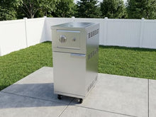 NewAge Products Stainless Steel Natural Gas Performance Side Burner with Cart