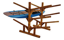 Log Kayak Rack Low 6 Place Kayak or SUP Rack Canyon Brown