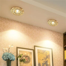 SoOSSN Round Brushed Brass Downlight,9-Pack LED Recessed Light Fixtures Ceiling Lights, Dimmable Recessed Lighting(Tri Color dimming,10W)