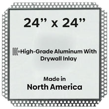 Best 24" x 24" Drywall Inlay Access Panel - Flush Aluminum Access Door with 5/8" Drywall Insert, Mud-in Flange, Welded Frame, Removable Hatch, Touch Latches, BA-IVHDF