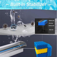 Stainless Steel Waterfall Spillway for Pond & Garden - Durable Wide Stream Water Feature Easy to Install for Backyard Rockery