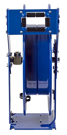 COXREELS Spring Rewind Hose Reel for Fuel Dispensing 3/4" I.D. 75' Hose 300 PSI Blue